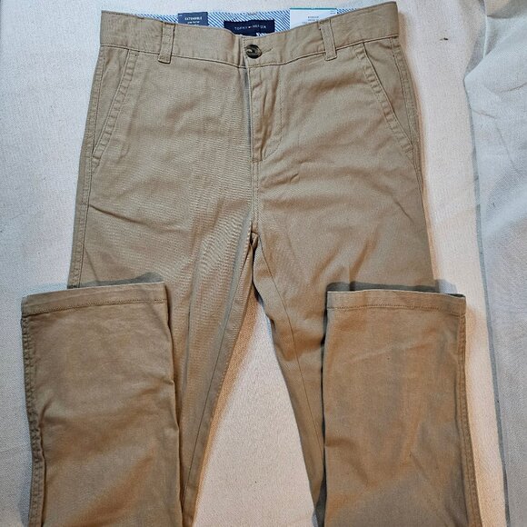 Tommy Hilfiger Boy's Khaki Stretch Pants - Size 16 - Picture 1 of 9